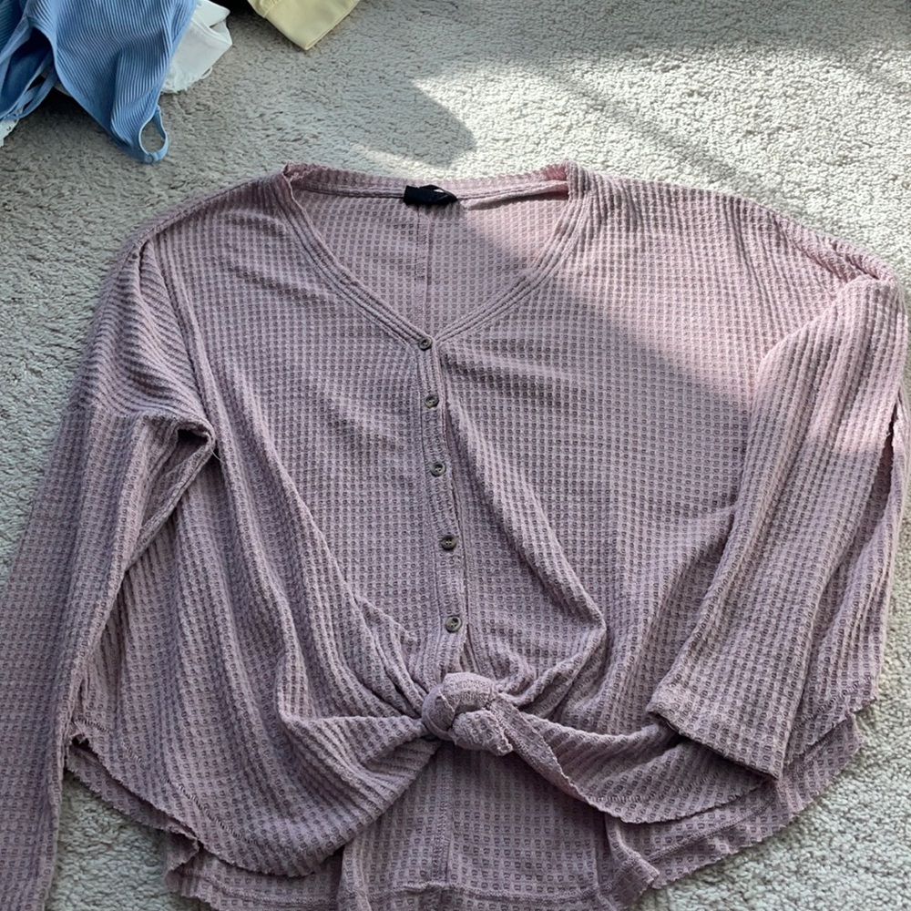 Urban outfitters waffle sweater